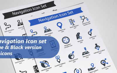 Navigatie Glyph-pictogram Stel sjabloon in