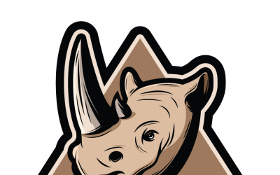 Шаблон логотипу Ranous Mascot