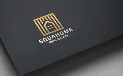 Шаблон логотипу Square Home Pro