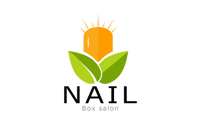 Diseño de logotipo de moda de salón de uñas