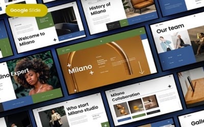 Milano - Plantilla de diapositiva de Google de negocios