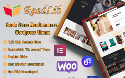 ReadLib – книжкова тема WooCommerce