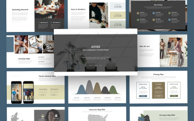 Avoei-Marketingbericht Google Slides-Vorlage