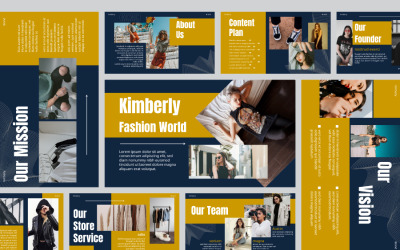 Kimberly – Powerpoint Keynote sablon