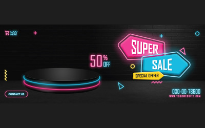 Super vendita Facebook Cover Banner Design