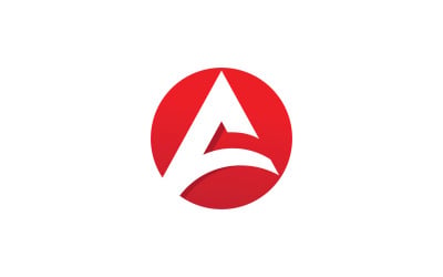 A letter logo and symbol. Vector illustration. V6