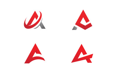 Een letter logo en symbool. Vector illustratie. V11