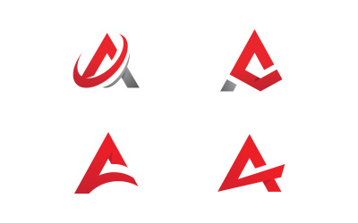 Ein Buchstabenlogo und -symbol. Vektor-Illustration. V11
