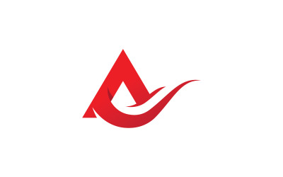 Ein Buchstabenlogo und -symbol. Vektor-Illustration. V5