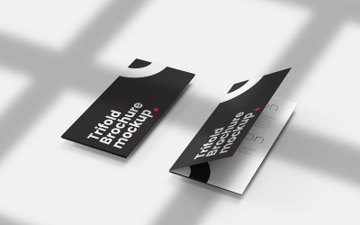 Trifold Brochure Mockup PSD Template Vol 01