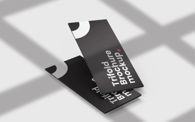 Trifold Brochure Mockup PSD Template Vol 04