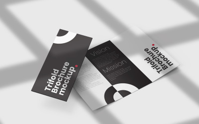 Trifold Brochure Mockup PSD Template Vol 15