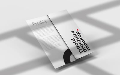 Trifold Brochure Mockup PSD Template Vol 17