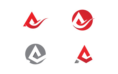 Un logo et un symbole de lettre. Illustration vectorielle. V13
