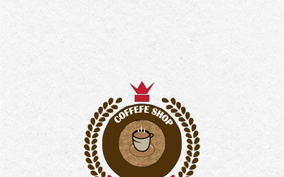 Szablon Logo kawy Vantage