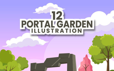 12 Portal tuin illustratie