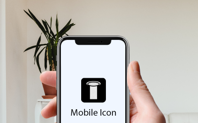 Beste pictogram en logo voor mobiele app voor website of favicon