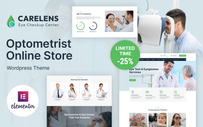 Carelens – WordPress-Theme für Optiker und Augenpflege