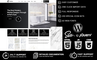 Marbex - Marble &amp;amp; Tiles WordPress-tema