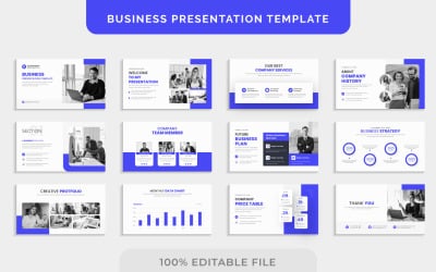 Minimal Modern Creative business Corporate Marketing Agency Slides Presentation Template