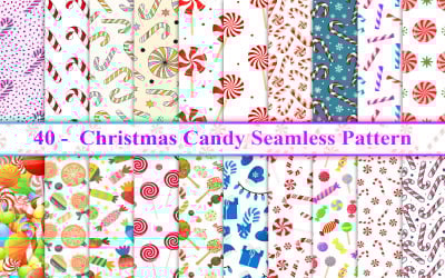 Patrón sin costuras de dulces de Navidad, patrón sin costuras de bastón de caramelo