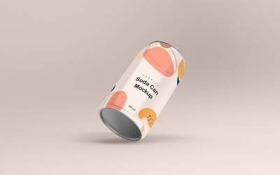 Can Mockup Plantilla PSD Vol 06
