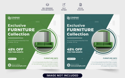 Furniture business promotion banner