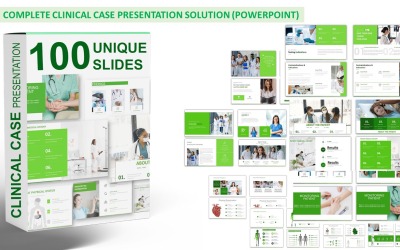 临床病例 PowerPoint 模板。