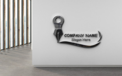 Locating In The Form Of A Pen Logo