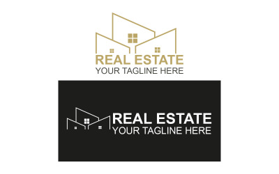 Logo immobiliare - modello di logo immobiliare di lusso
