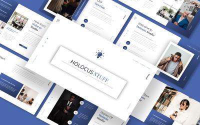 Modèle de diapositives Google Holocus Business