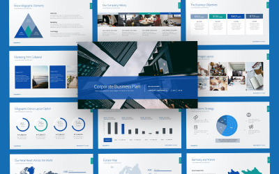 PowerPoint-mall för företagsplan