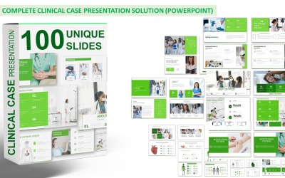 PowerPoint-mall för kliniskt fall.