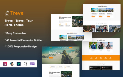 Treve – Travel, Tour Website Template