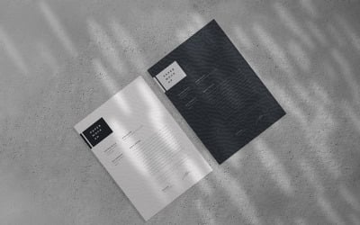 Flyer and Letter Mockup PSD Template Vol 08
