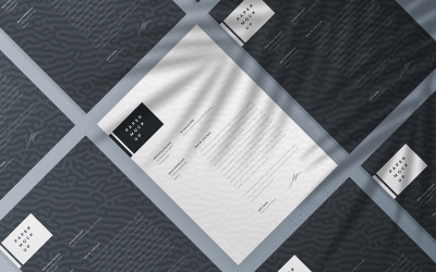 Flyer and Letter Mockup PSD Template Vol 10