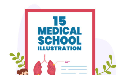 15 Illustratie van de medische school