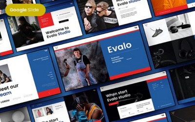 Evalo - Plantilla de diapositiva de Google de negocios