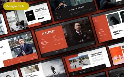 Halbert - Plantilla de diapositiva de Google de negocios