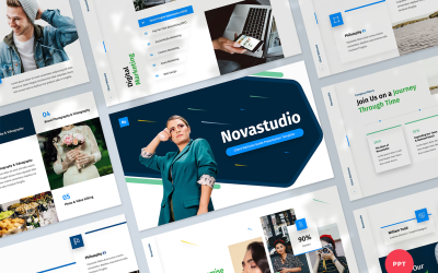 İstemciye Hoş Geldiniz Kılavuzu Sunumu PowerPoint Şablonu