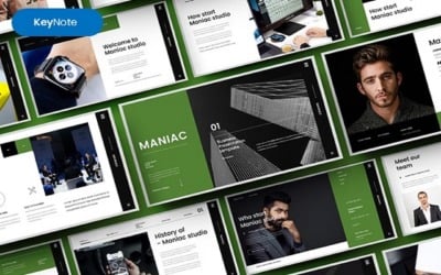 Maniac – İş Keynote Şablonu