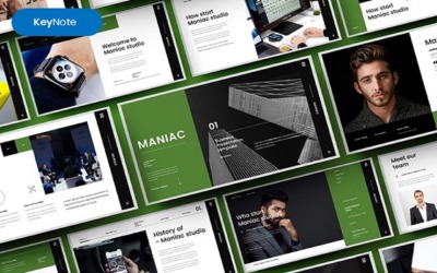 Maniac – šablona obchodní klíčové poznámky