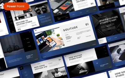 Samotność – biznesowy szablon PowerPoint