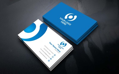 Creatief en modern bedrijf visitekaartje ontwerp - huisstijl