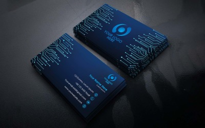 Дизайн визитной карточки Professional Technology - фирменный стиль