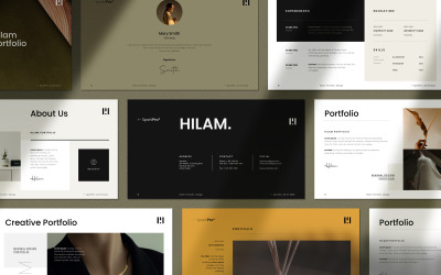 Hilam Portfolio Template Layout