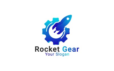 Logo de fusée, logo de fusée de démarrage, logo de lancement