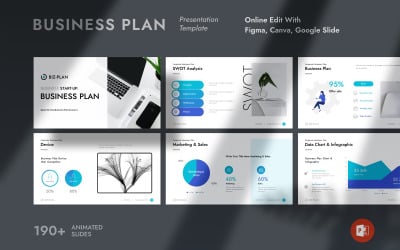 Plantilla de presentación de plan de negocios
