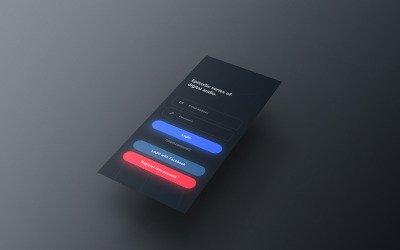 Applicazione Mockup Modello PSD Vol 11