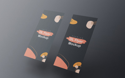 DL Flyer Mockup PSD Template Vol 08